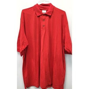 WS Fundamentals by White Swan Men's Red Polo SZ 4XL